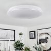 Sdok Plafondlamp LED Wit, 1-licht, Afstandsbediening, Kleurwisselaar