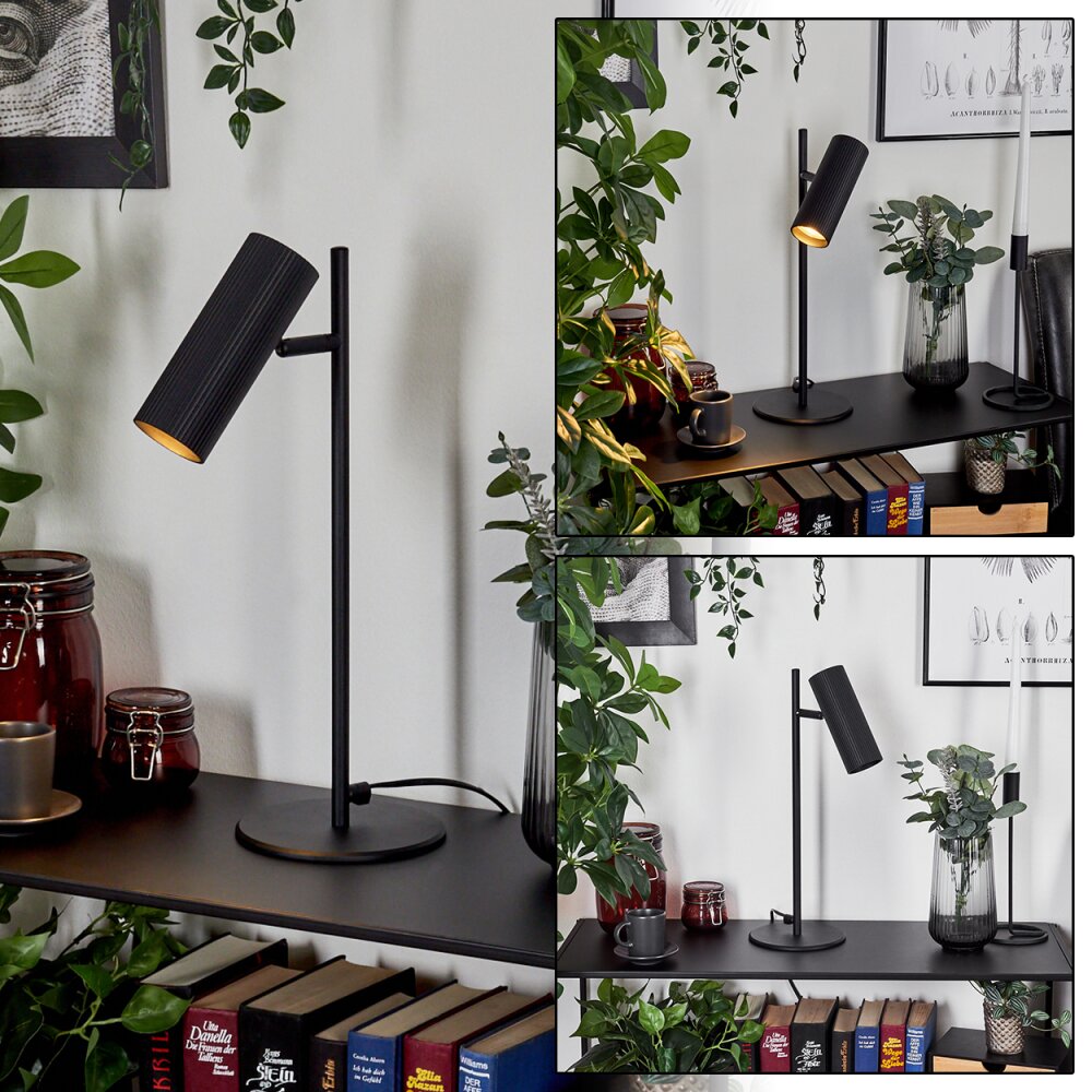 Trutielle Tafellamp Zwart, 1-licht main product photo