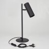 Trutielle Tafellamp Zwart, 1-licht