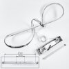 Dauntey Hanglamp LED Nikkel mat, 1-licht