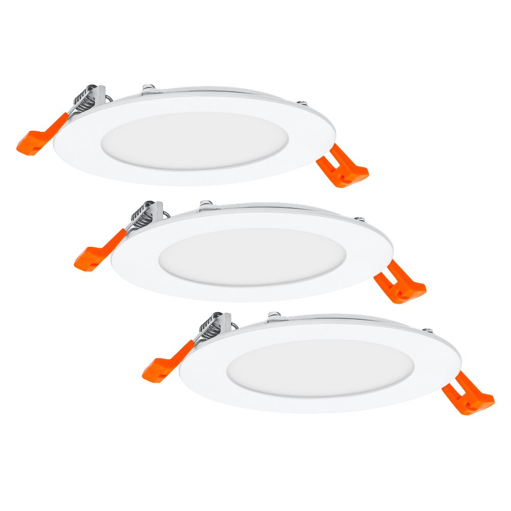 LEDVANCE DOWNLIGHT SLIM Inbouw verlichting Wit, 3-lichts main product photo