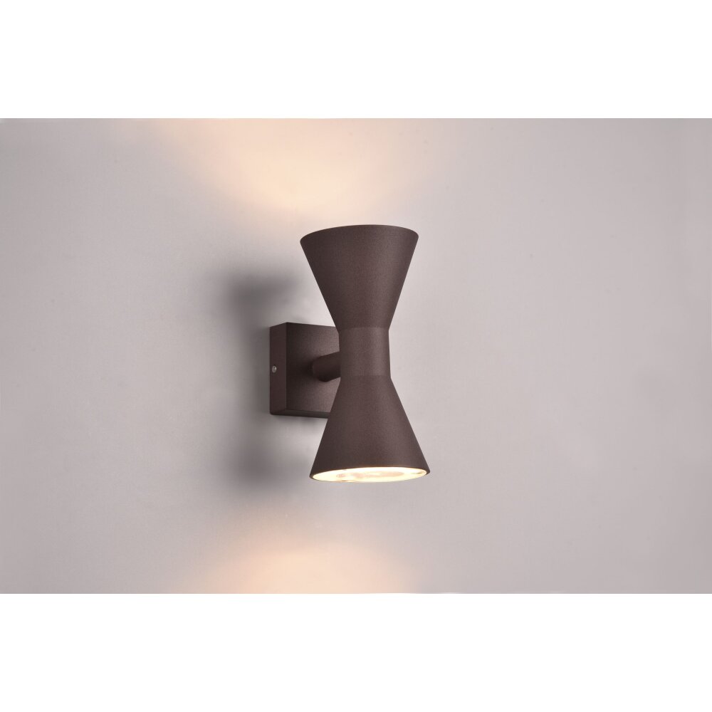 Trio Ardas Buiten muurverlichting Roest, 2-lichts main product photo