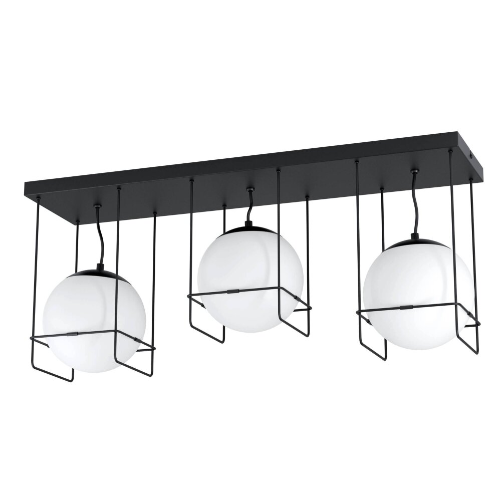 Eglo VERSUOLA Plafondlamp Zwart, 3-lichts main product photo