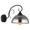 Globo COTTAGE Muurlamp Zwart, 1-licht