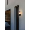 Lutec Heros Buiten muurverlichting Antraciet, 1-licht, Bewegingsmelder