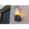 Lutec Heros Buiten muurverlichting Antraciet, 1-licht, Bewegingsmelder