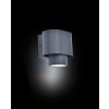 Lutec Cypres Buiten muurverlichting Antraciet, 1-licht