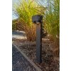 Lutec Cypres Padverlichting Antraciet, 2-lichts
