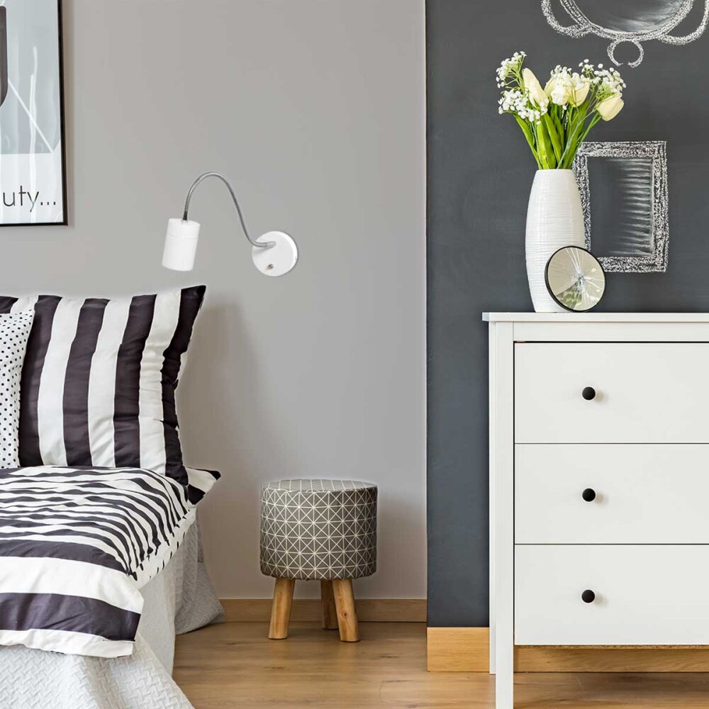 Steinhauer Upround Muurlamp LED Wit, 1-licht main product photo