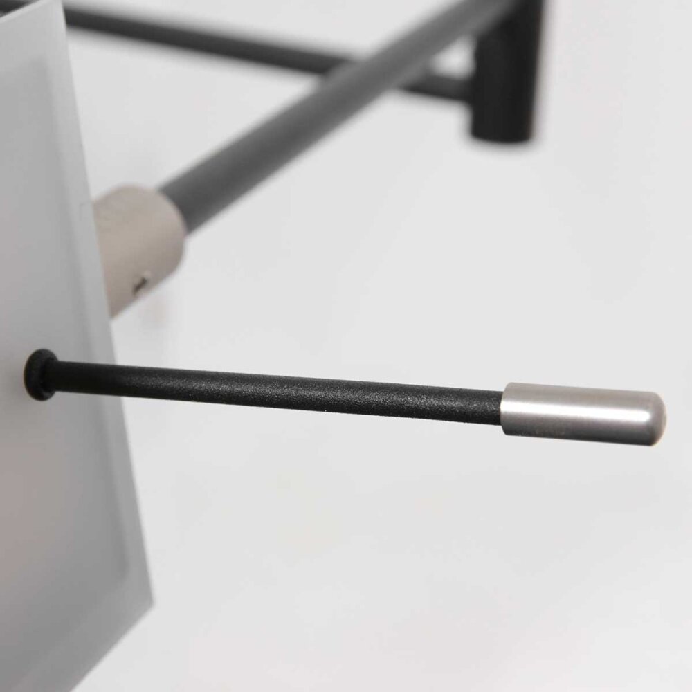 Steinhauer Retina Muurlamp LED Zwart, 1-licht
