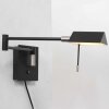 Steinhauer Retina Muurlamp LED Zwart, 1-licht