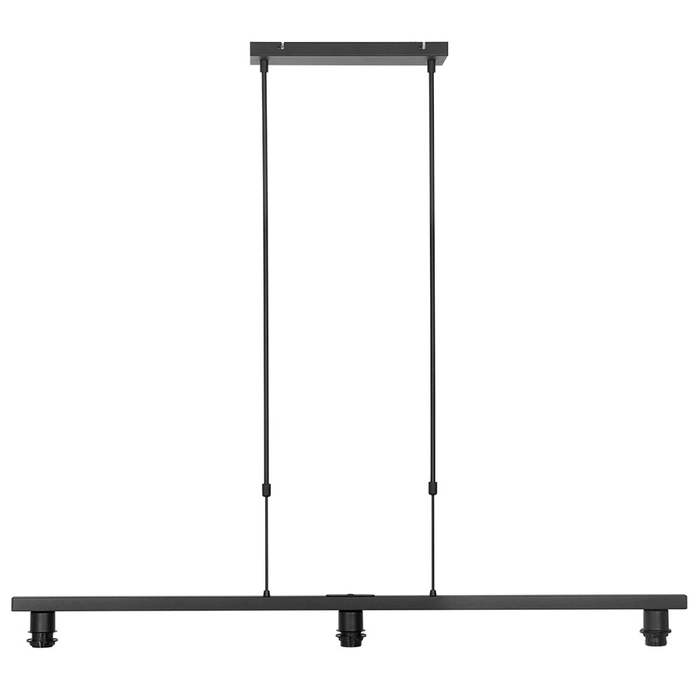 Steinhauer Stang Hanglamp Zwart, 3-lichts