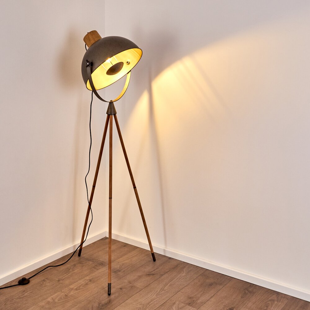 Tholen Staande lamp Bruin, 1-licht