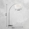 SCHÖNER WOHNEN-Kollektion Bowe Staande lamp Zwart, 3-lichts