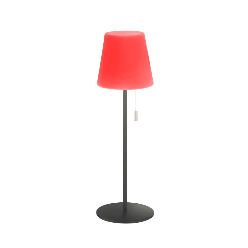 SCHÖNER WOHNEN-Kollektion Talent Tafellamp voor buiten LED Antraciet, 1-licht, Afstandsbediening, Kleurwisselaar