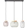 Brilliant Giada Hanglamp Zwart, 3-lichts