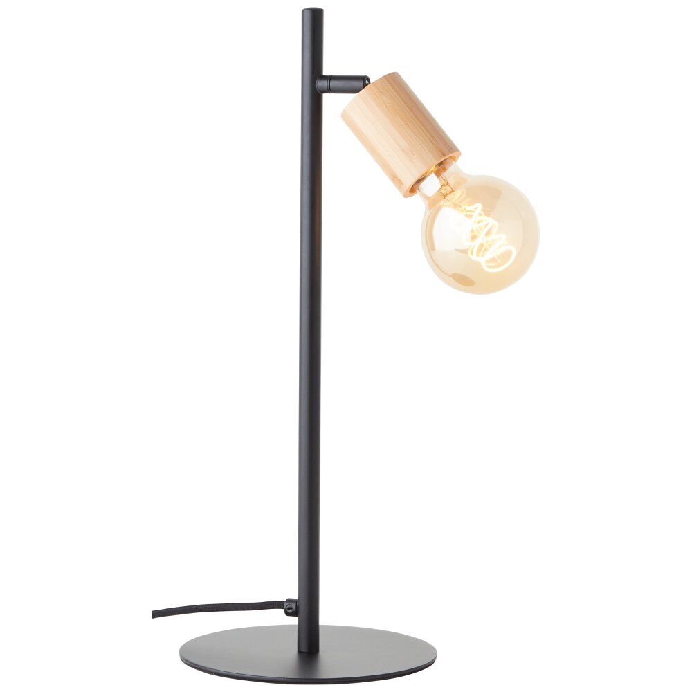Brilliant Tiffany Tafellamp Natuurlijke kleuren, Zwart, 1-licht main product photo