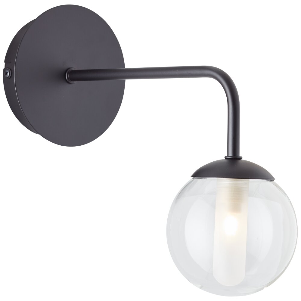 Brilliant Gitse Muurlamp Zwart, 1-licht main product photo