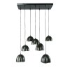 Mirror Hanglamp Nikkel mat, Zwart, 7-lichts