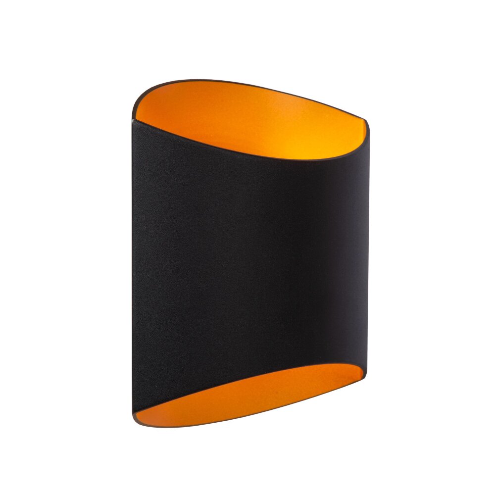 Lucide DILETTA Muurlamp Zwart, 1-licht main product photo