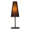 Lucide GREGORY Tafellamp Zwart, 1-licht