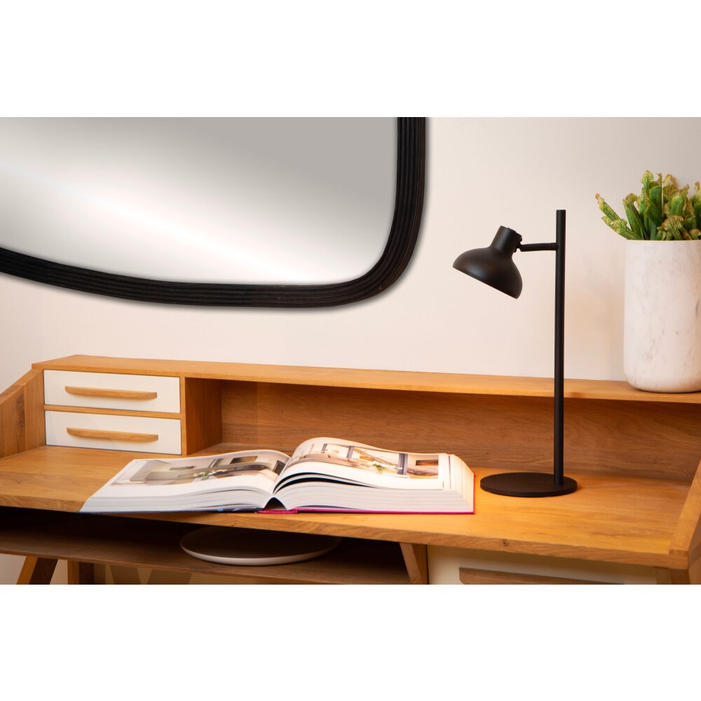 Lucide SENSAS Tafellamp Zwart, 1-licht main product photo