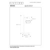 Lucide SENSAS Tafellamp Wit, 1-licht