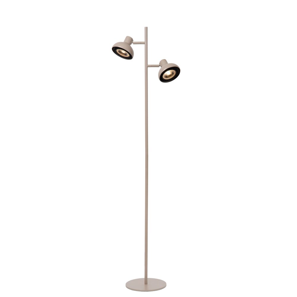 Lucide SENSAS Staande lamp Beige, 2-lichts
