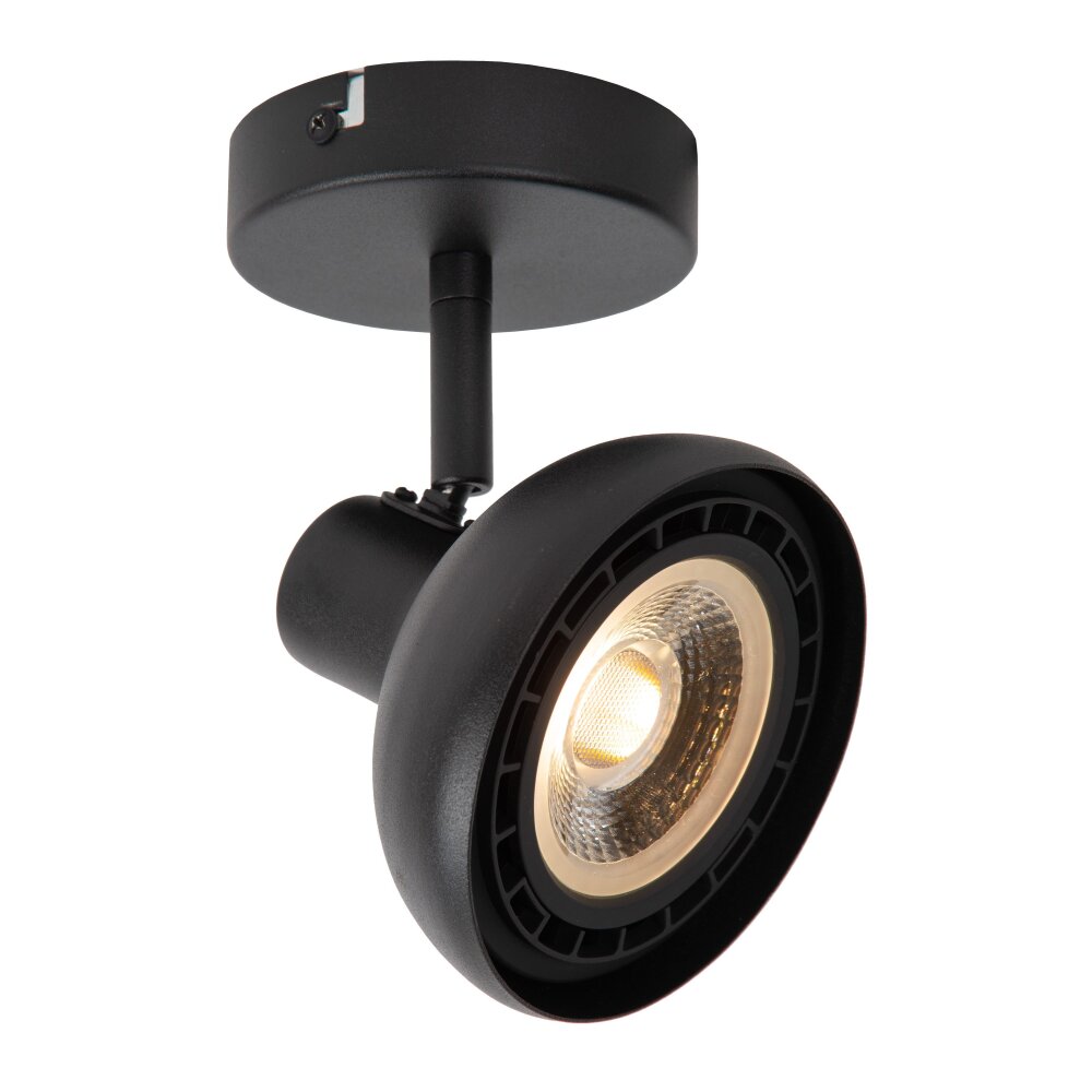Lucide SENSAS Plafondlamp Zwart, 1-licht main product photo
