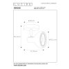 Lucide SENSAS Plafondlamp Zwart, 1-licht