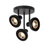Lucide SENSAS Plafondlamp Zwart, 3-lichts