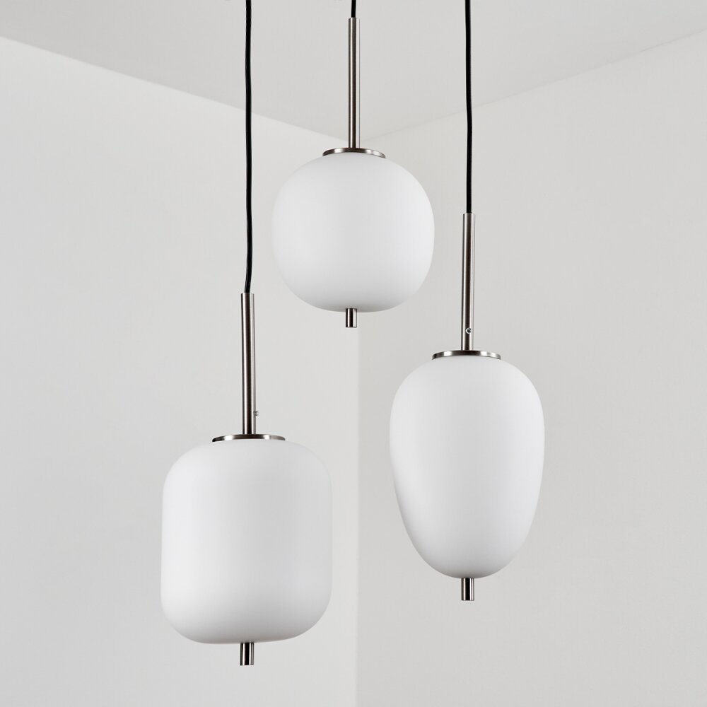 Verbania Hanger Nikkel mat, 3-lichts