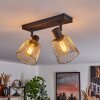 Guitton Plafondlamp Zwart, 2-lichts