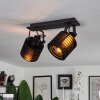 Boula Plafondlamp Zwart, 2-lichts