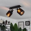 Boula Plafondlamp Zwart, 2-lichts