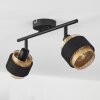 Cottard Plafondlamp Zwart, 2-lichts