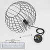 Miton Hanger Zwart, 1-licht