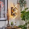 Khovet Muurlamp LED Zwart, 1-licht