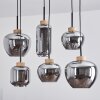 Talok Hanger Zwart, 6-lichts