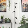 Pousseline Staande lamp LED Zwart, 5-lichts