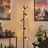 Pousseline Staande lamp LED Zwart, 5-lichts