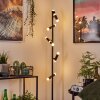 Pousseline Staande lamp LED Zwart, 5-lichts