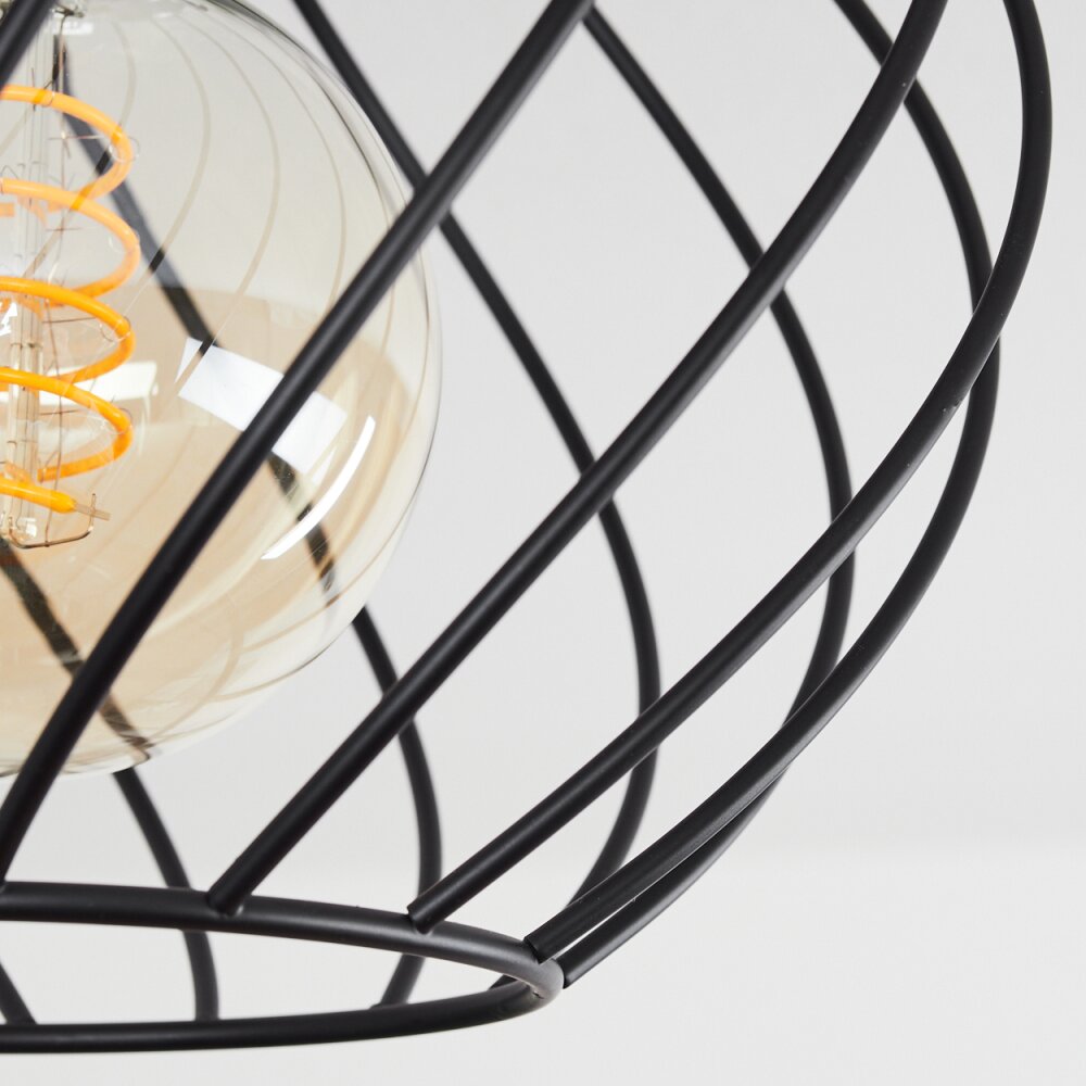 Miton Plafondlamp Zwart, 1-licht