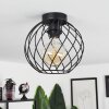 Miton Plafondlamp Zwart, 1-licht