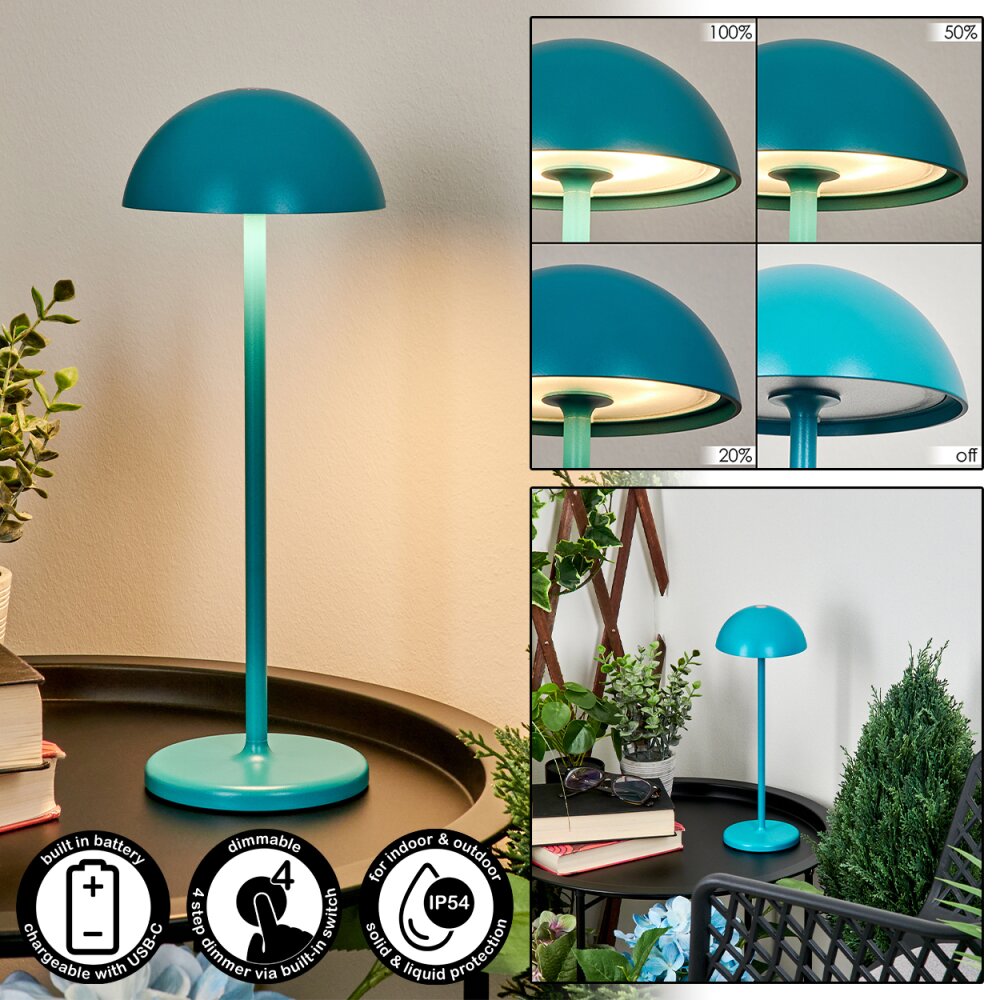 Pelaro Tafellamp voor buiten LED Blauw, 1-licht main product photo