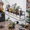 Victorine Hanglamp Chroom, Zwart, 5-lichts