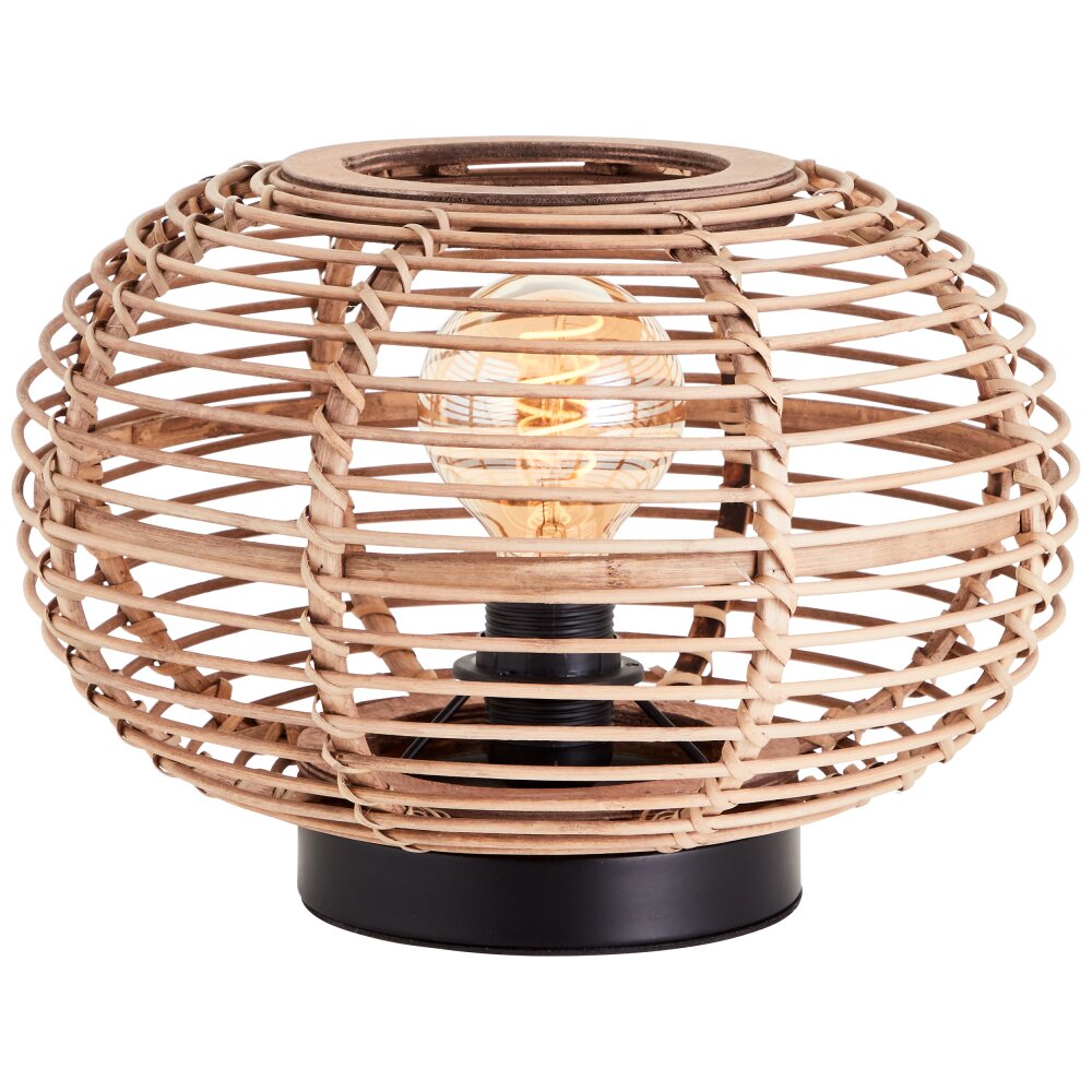 Brilliant Woodball Tafellamp Zwart, 1-licht main product photo