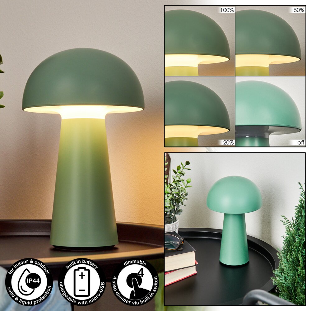 Telve Tafellamp voor buiten LED Groen, 1-licht main product photo