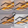 Pompu Plafondlamp LED Zwart, 1-licht