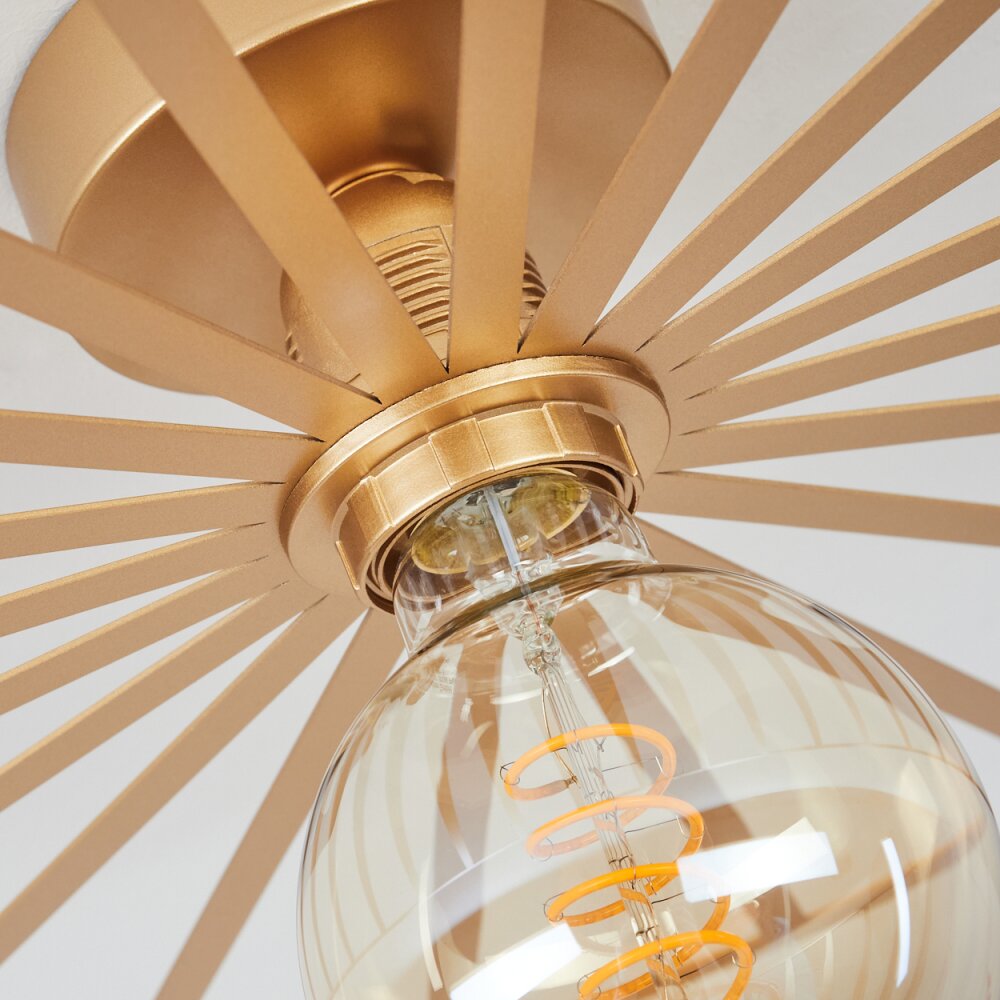 Carqueja Plafondlamp Messing, 1-licht